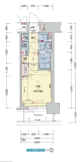 【間取り】 | プレサンス梅田東グラッド