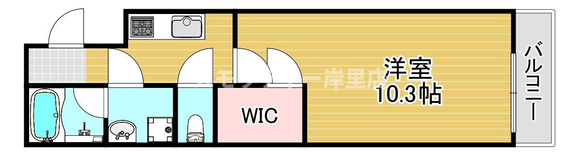 セレーナ住之江Ⅱ番館の間取り