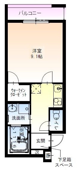 フジパレス尼崎ガーデンⅤ番館の間取り