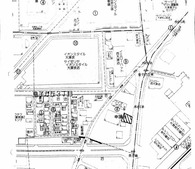RL SQUAREの地図