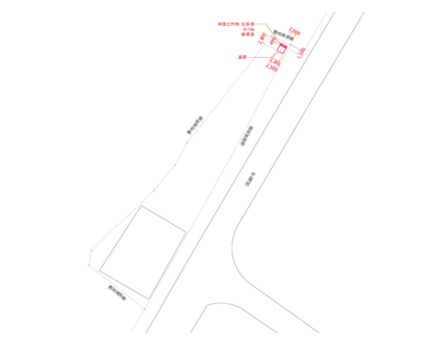 大堀町テナントの区画図