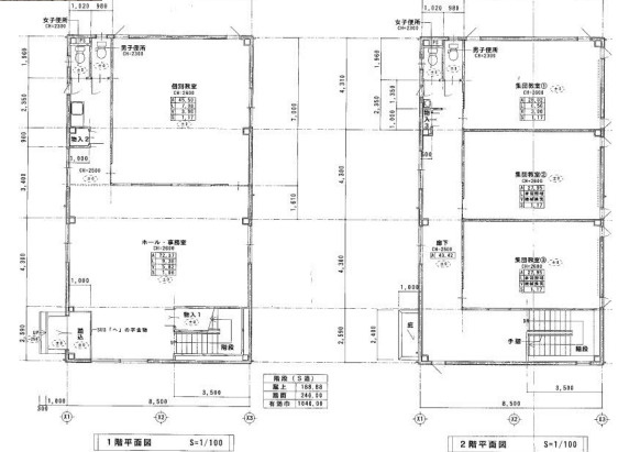 ⼤津市唐崎1丁⽬ 1棟テナントの間取り