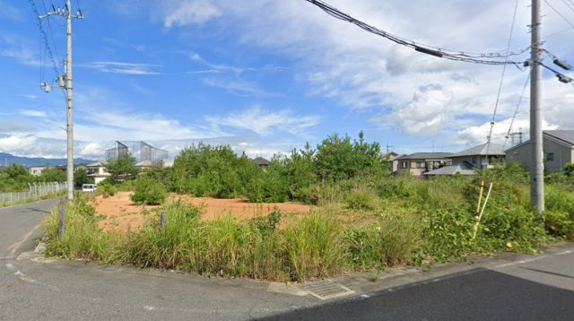 草津市追分８丁目の事業用地の外観