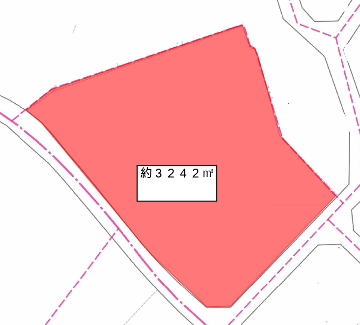 草津市追分８丁目の事業用地の間取り