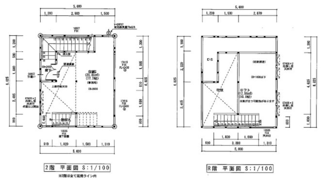 草津市若竹町の店舗事務所の間取り
