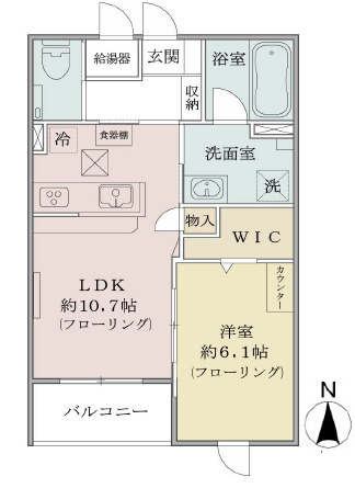 ウッドヴィラ西馬込の間取り