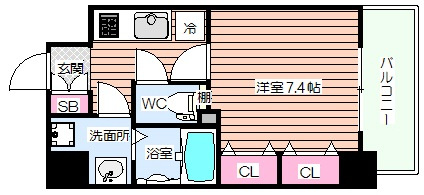【間取り】 | パークフラッツ野田阪神駅前