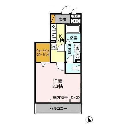 コンフォール.Ｋの間取り