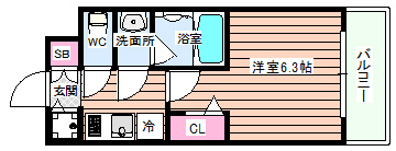 【間取り】 | エスリード新大阪アヴァン