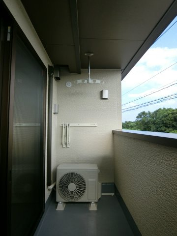 ミモザハウス　１号館のバルコニー