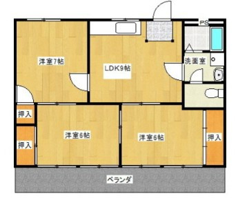 TRハイツの間取り