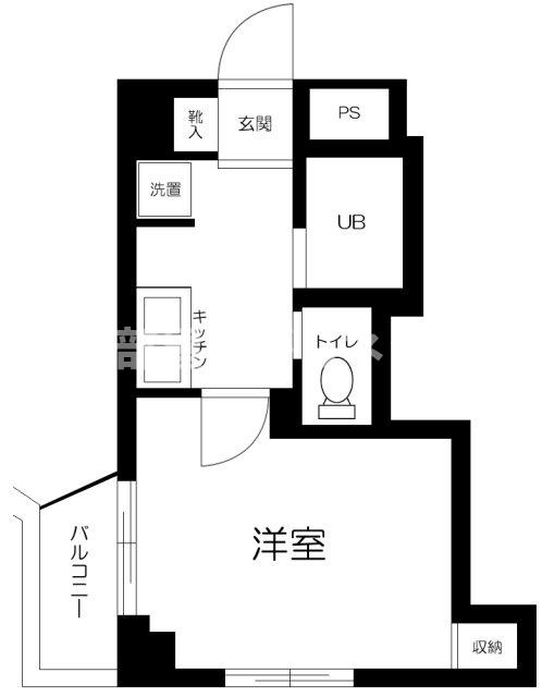 スカイコートヴァンテアン早稲田【おとり物件なし】#学生・社会人にオススメ！初期費用分割払いOK！の間取り