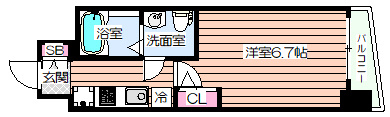 【間取り】 | セレニテ本町ルフレ