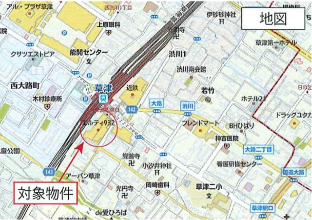 エルティ932の地図