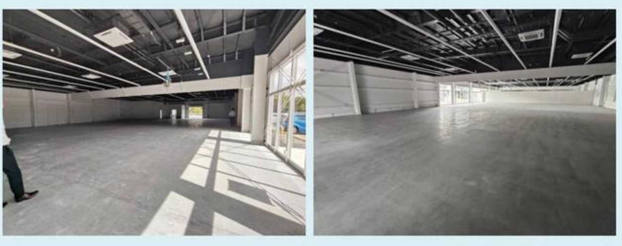 五個荘北町屋町テナントのバルコニー