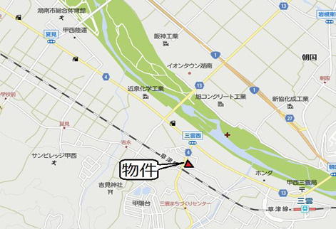 まるなかビルの地図