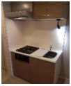 【キッチン】 | AXAS池袋Residence | コンパクトなキッチンで掃除もラクラク