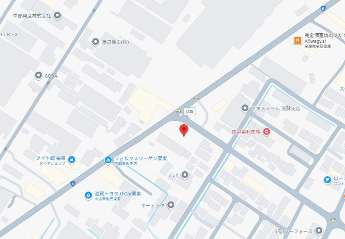 栗東市辻借地の地図