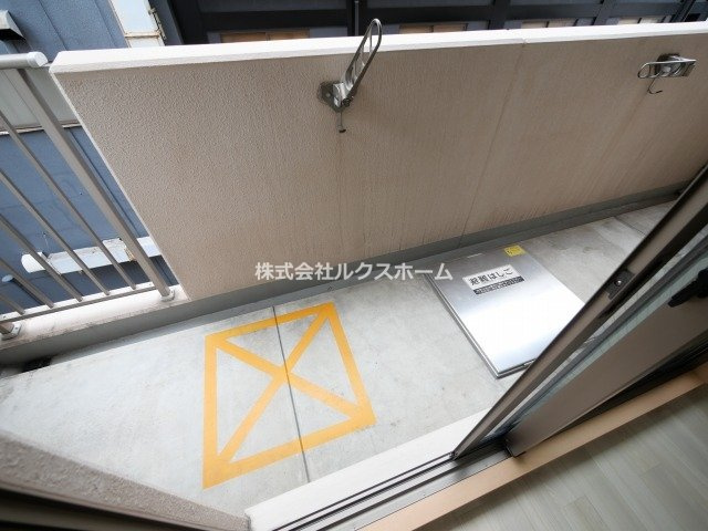 ラフォルテ駅前のバルコニー