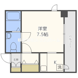 ラフォルテ駅前の間取り