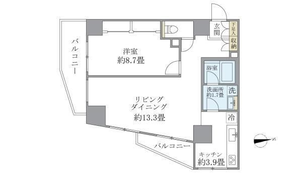 【間取り】 | ＩＳＭ石神井公園