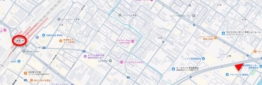 小柿８丁目テナントの地図
