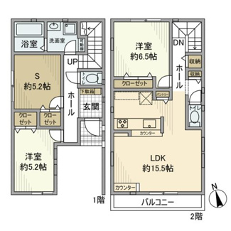 【間取り】 | 徳丸戸建