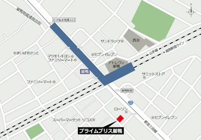 【地図】 | プライムブリス巣鴨