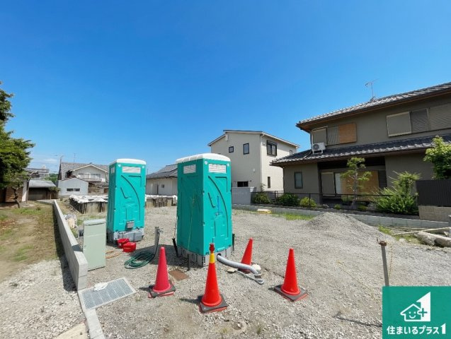 ★彦根市芹町　第1期　新築一戸建ての外観|現在の進捗状況です！順調に作業進行中、完成が待ち遠しいです！詳細の間取り等、お気軽にお問い合わせください！