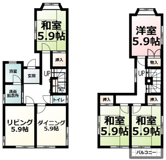 【間取り】 | 北大路３丁目