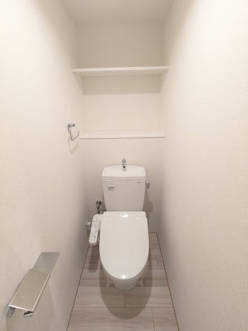 フラッフィー市谷台町のトイレ|シンプルで使いやすいトイレです