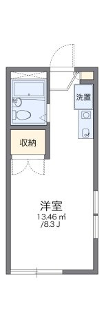 レオパレスリュミエールの間取り