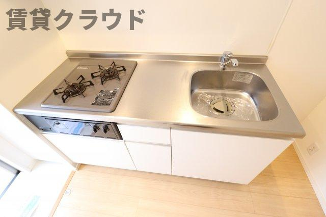ドメーヌ・アンのキッチン|コンパクトなキッチンで掃除もラクラク