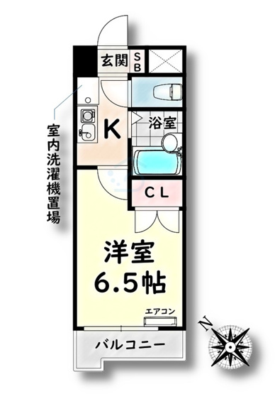 【間取り】 | カーサ川並【名古屋市賃貸・エレベーター】