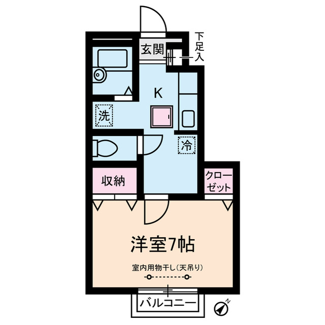 ハイツ・サンの間取り