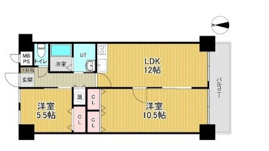朝日プラザ一条橋の間取り