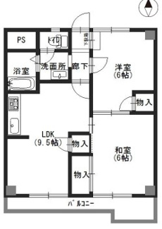 【間取り】 | 紙谷第３マンション