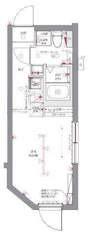 MAXIV CROS　門前仲町の間取り