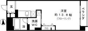 レジディア東桜Ⅱの間取り