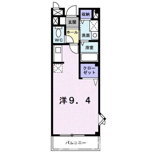フェリシティ　Ｓの間取り