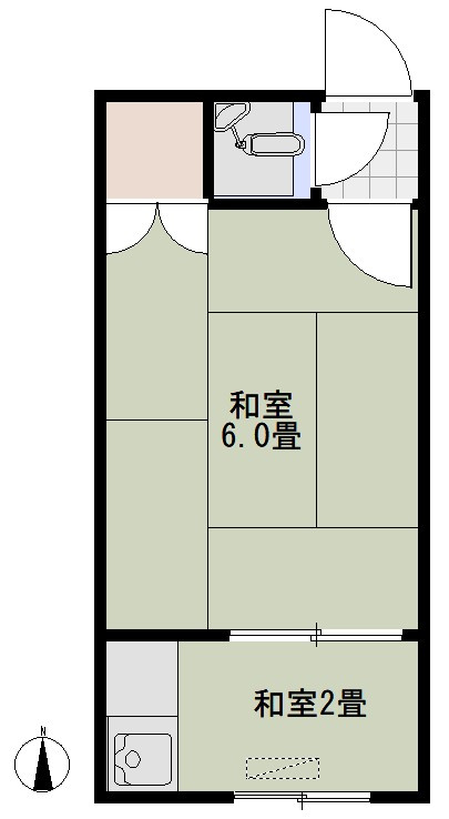 平和荘の間取り