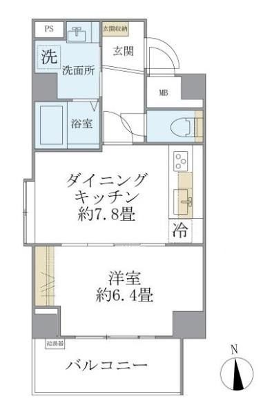 リエール若松町の間取り