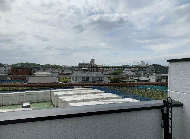 川崎市多摩区中野島４丁目のアパートの展望