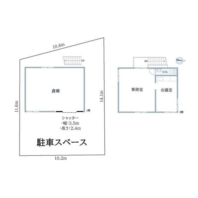 深見西４丁目貸倉庫の間取り