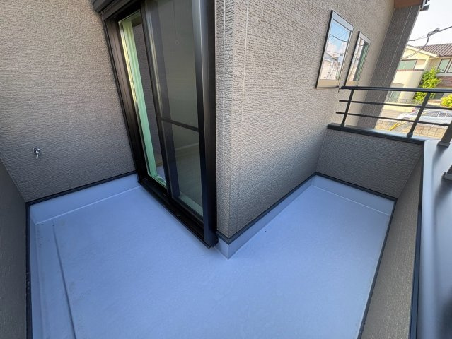 垂水区桃山台3丁目　新築戸建て　１号地のバルコニー|広々としたバルコニーです