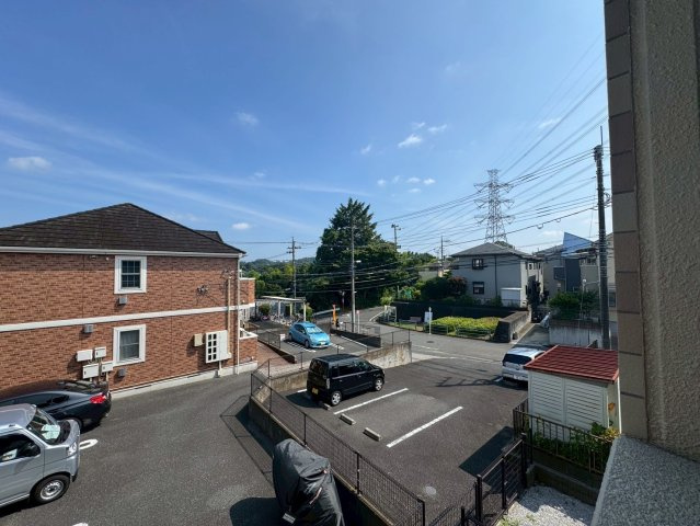 稲城市百村のアパートの展望