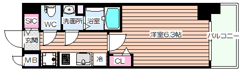 【間取り】 | プレサンスブルーム東三国