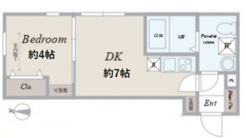 クリアル住吉の間取り