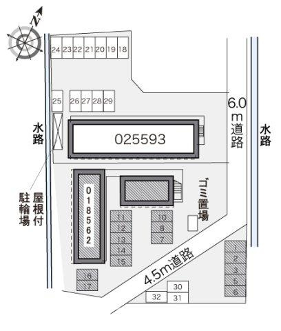 レオパレスソレーユの区画図