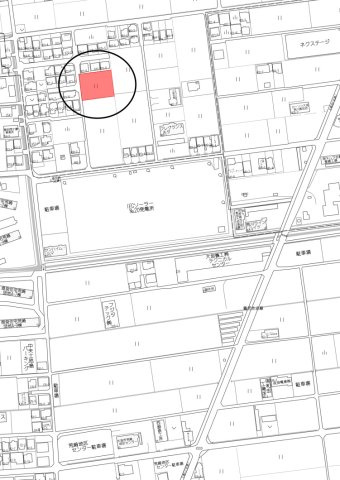 土地　長松町の地図
